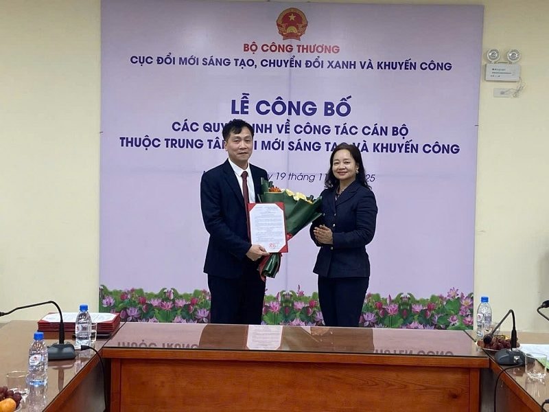 Bộ Công thương Bổ nhiệm Giám đốc Trung tâm Đổi mới sáng tạo và Khuyến công