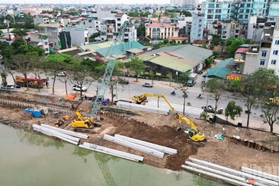 Cải tạo hạ lưu sông Kim Ngưu: Tăng cường tiêu thoát nước khu vực phía nam Thủ đô