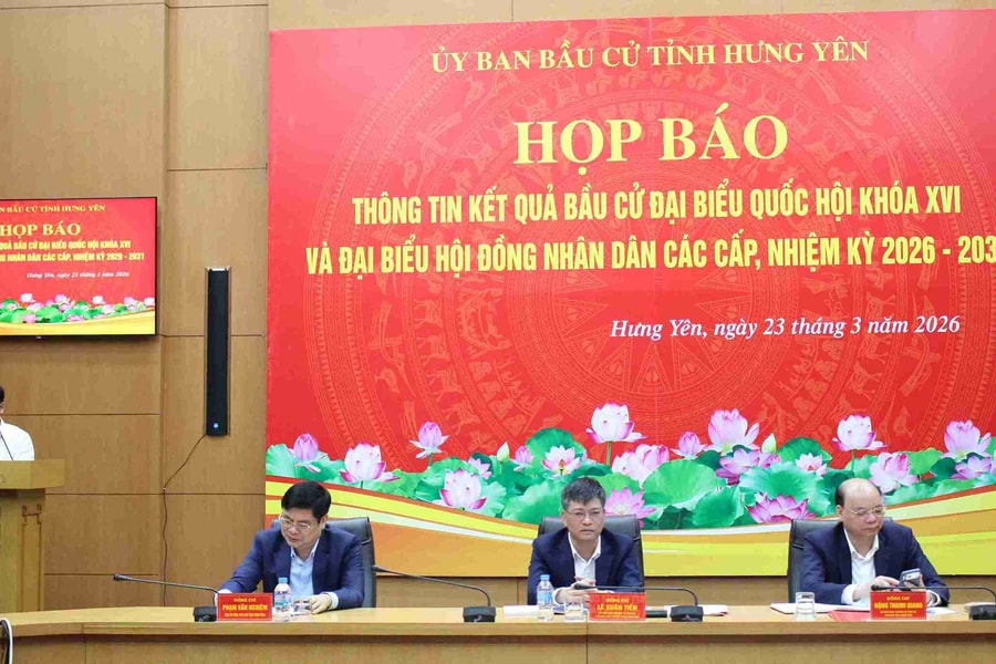 Hưng Yên công bố kết quả bầu cử ĐBQH khoá XVI và HĐND các cấp