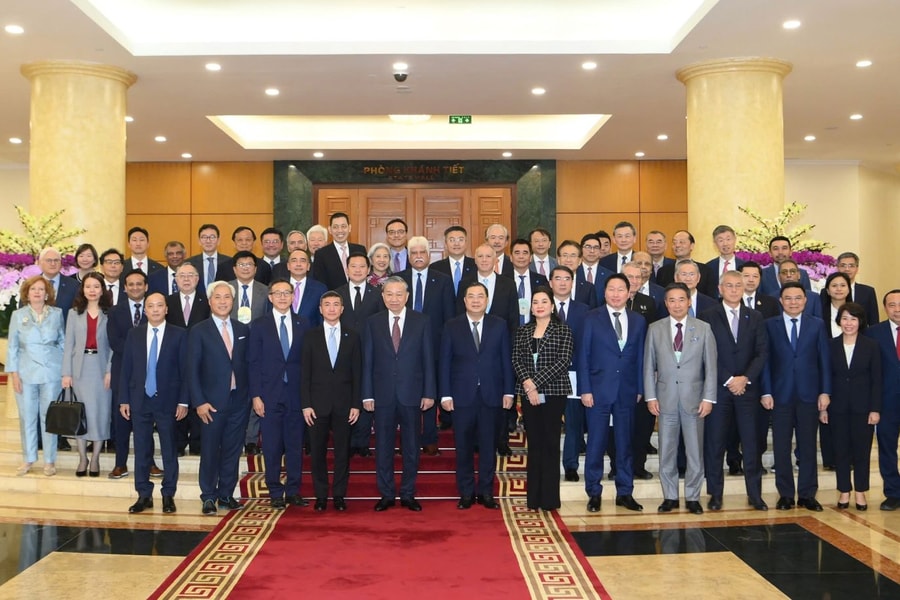 Tổng Bí thư Tô Lâm tiếp lãnh đạo một số tập đoàn quốc tế