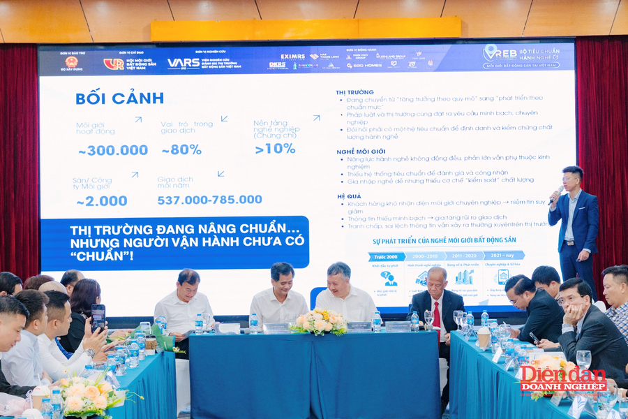 Xây dựng bộ tiêu chuẩn hành nghề môi giới bất động sản