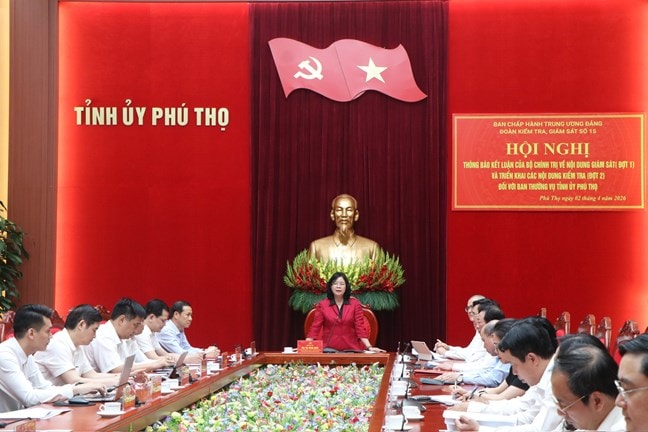 Tăng cường giám sát, thúc đẩy nhiệm vụ chính trị tại Phú Thọ