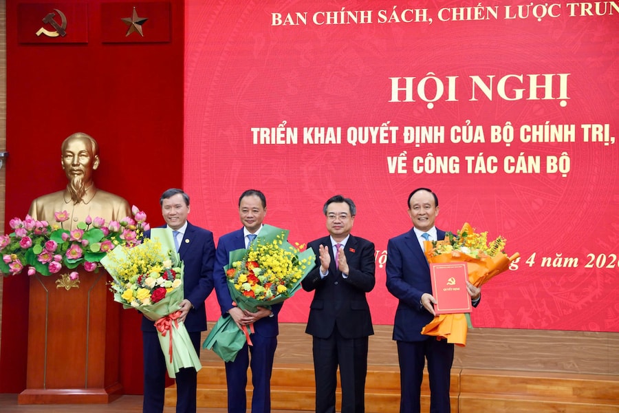 Bổ nhiệm 3 Phó Trưởng Ban Chính sách, chiến lược Trung ương