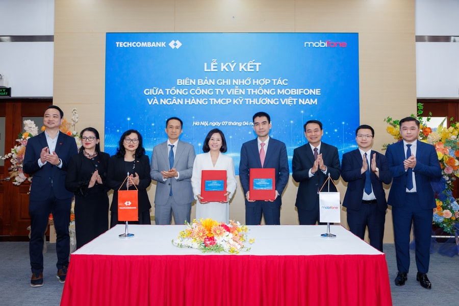 Techcombank và MobiFone ký kết hợp tác toàn diện, kiến tạo hệ sinh thái số