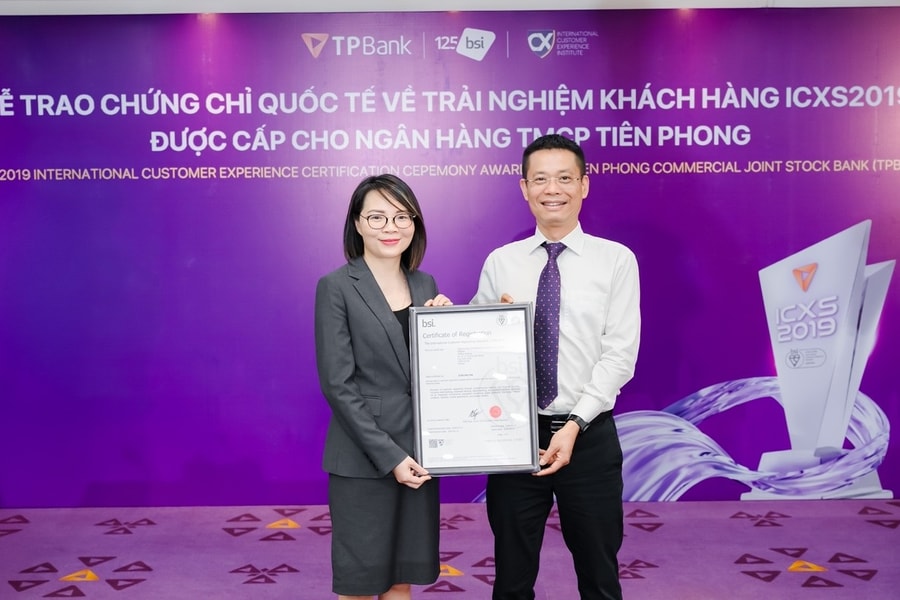 TPBank xác lập chuẩn mới với chứng chỉ trải nghiệm khách hàng quốc tế ICXS2019