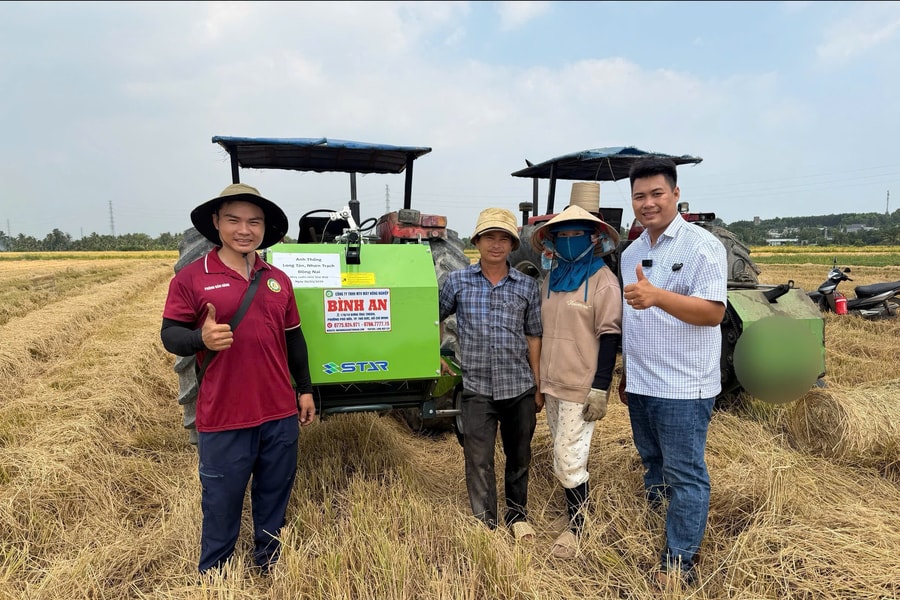 Thị trường máy cuộn rơm tại Việt Nam: Xu hướng mới sau mỗi mùa gặt