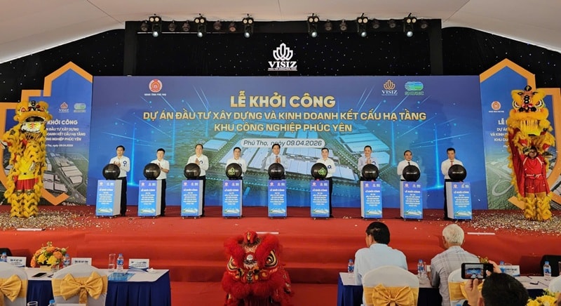 SHINEC và đối tác khởi công dự án khu công nghiệp Phúc Yên gần 2.000 tỷ đồng tại Phú Thọ