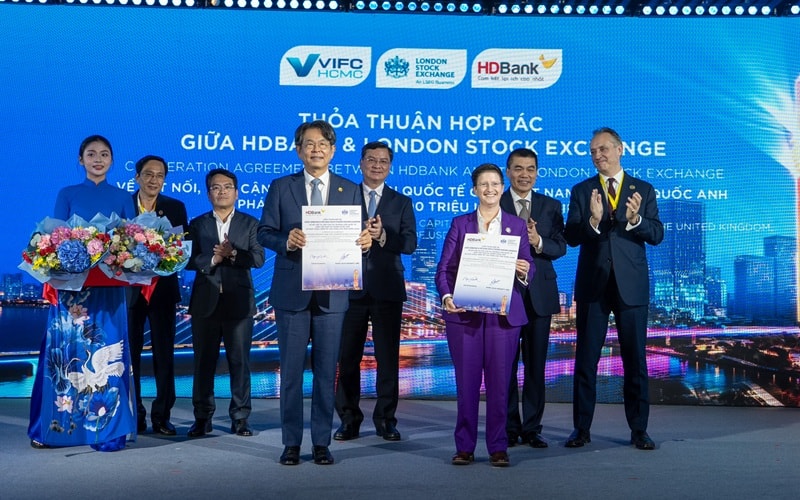 HDBank, VIFC-HCMC, LSE thiết lập quan hệ đối tác toàn diện, mở rộng kết nối thị trường vốn