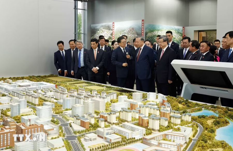 Tổng Bí thư, Chủ tịch nước Tô Lâm thăm Khu mới Hùng An, tỉnh Hà Bắc (Trung Quốc)