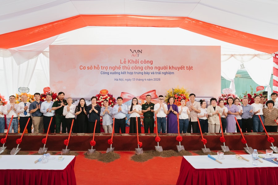 VỤN Art khởi công “ngôi nhà hy vọng” cho người khuyết tật