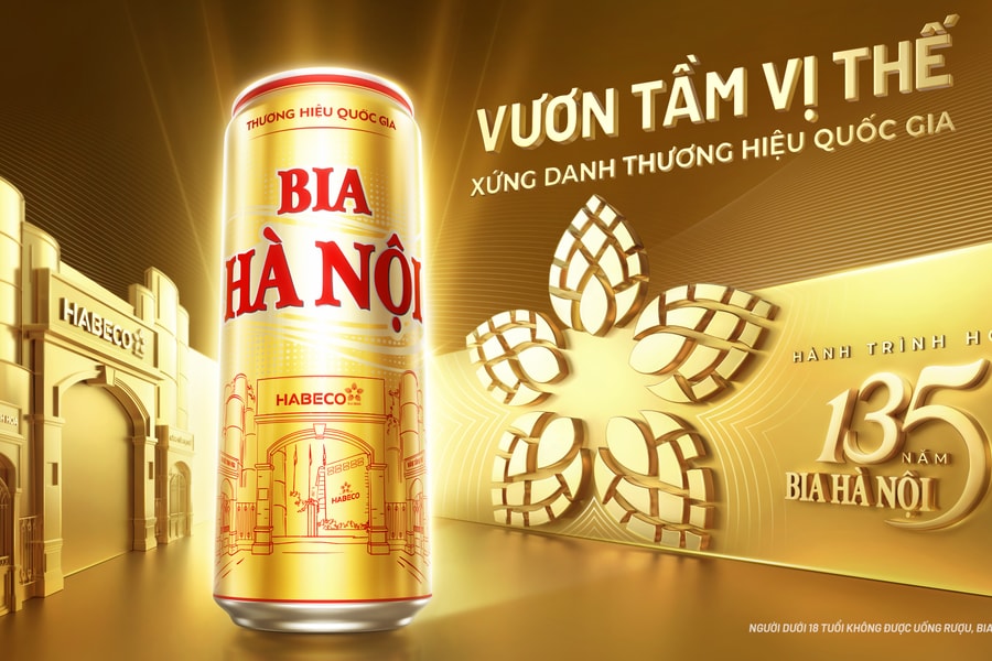 Bia Hà Nội chính thức ra mắt phiên bản lon sleek, tiếp nối hành trình 135 năm vươn mình của một thương hiệu quốc gia