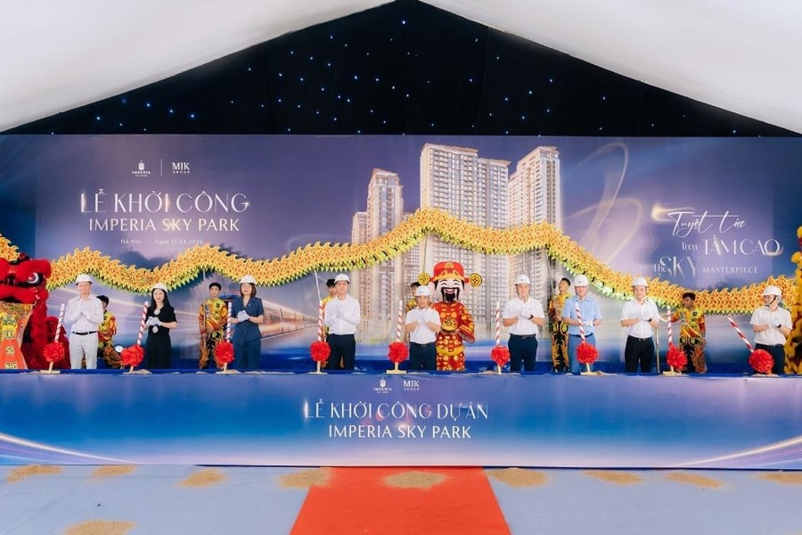 Imperia Sky Park khởi công, gia tăng nguồn cung căn hộ khu Tây Hà Nội