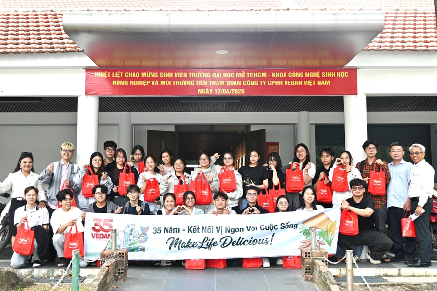 Vedan Việt Nam đón 2 đoàn sinh viên đến tham quan công ty