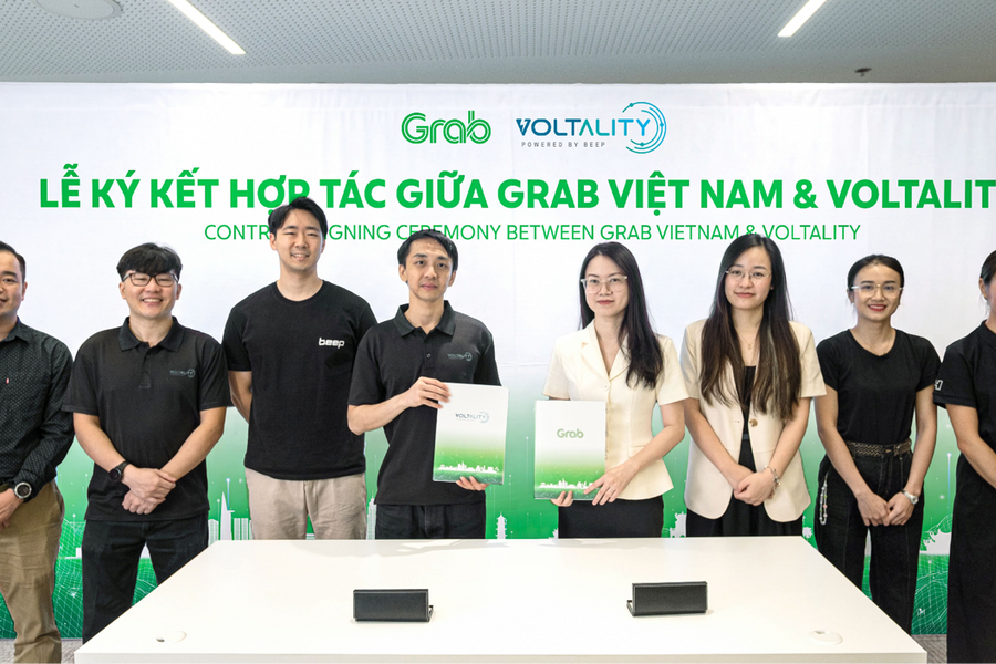 Grab Việt Nam ra mắt tính năng Tiện ích xe điện