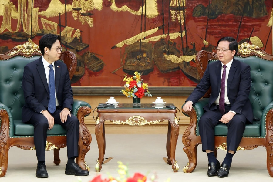 Phó Thủ tướng Hồ Quốc Dũng tiếp Phó Thủ tướng Hàn Quốc Bae Kyung Hoon