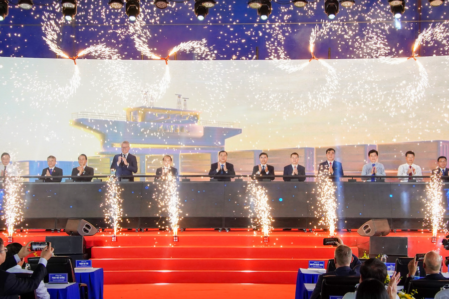 Phó Thủ tướng Thường trực Phạm Gia Túc dự khởi công Bến cảng container Liên Chiểu