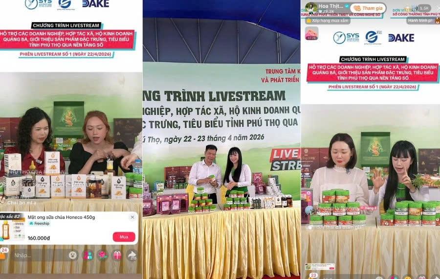 Livestream đưa đặc sản vùng miền “đi xa”