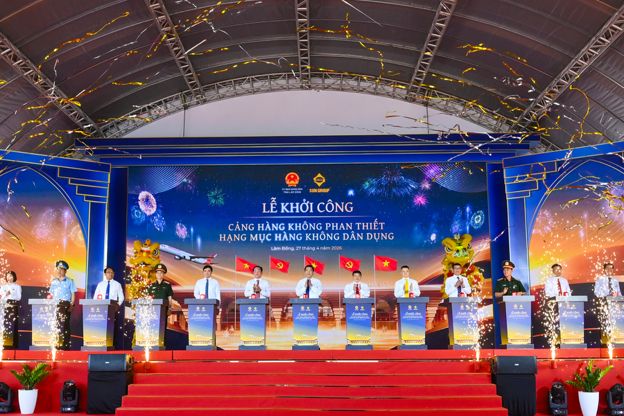 Sun Group khởi công Cảng hàng không dân dụng Phan Thiết hơn 3.900 tỷ đồng