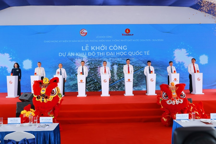 Vingroup khởi công dự án Đô thị Đại học Quốc tế - Thành phố công viên tri thức đẳng cấp hàng đầu châu Á