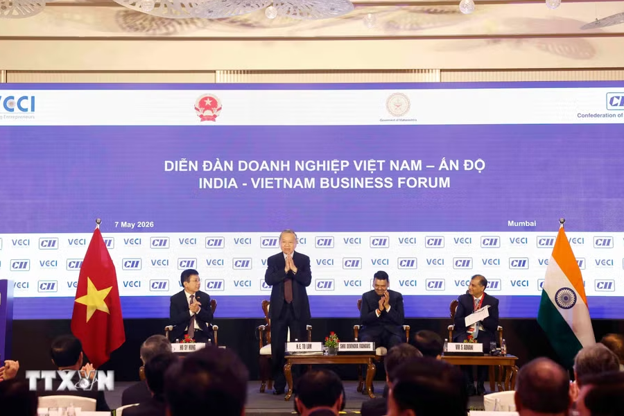Tổng Bí thư, Chủ tịch nước Tô Lâm dự Diễn đàn doanh nghiệp Việt Nam - Ấn Độ
