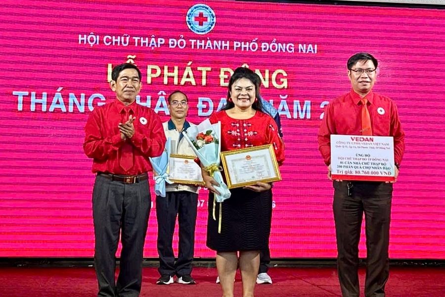 Vedan Việt Nam hưởng ứng “Tháng nhân đạo năm 2026”