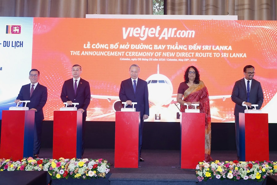 Vietjet mở đường bay đầu tiên đến Sri Lanka