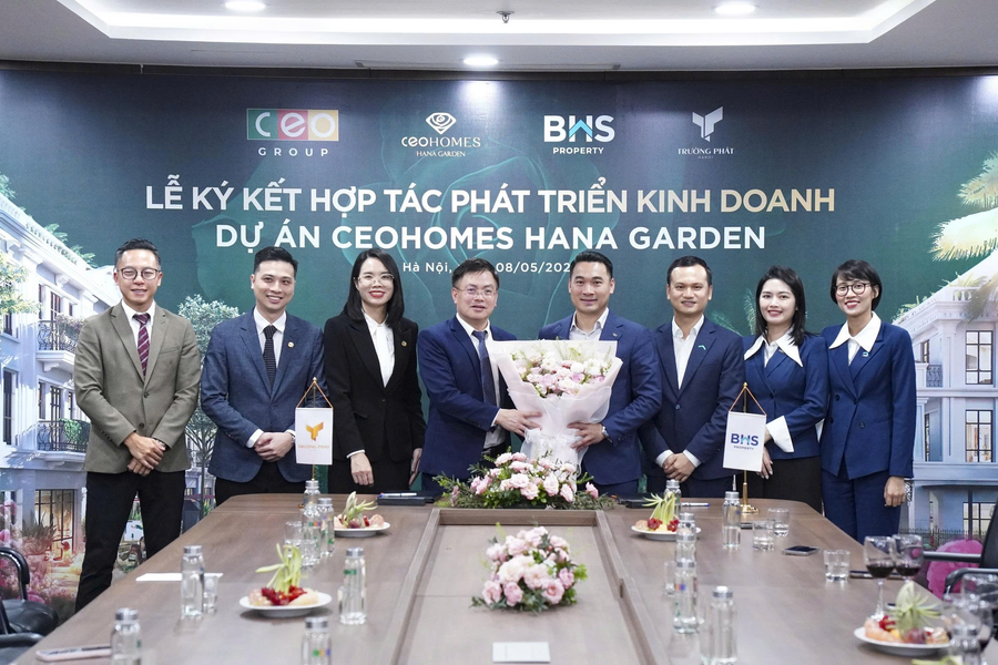 Trường Phát Hà Nội và BHS Property ký kết hợp tác phát triển kinh doanh dự án CEOHomes Hana Garden