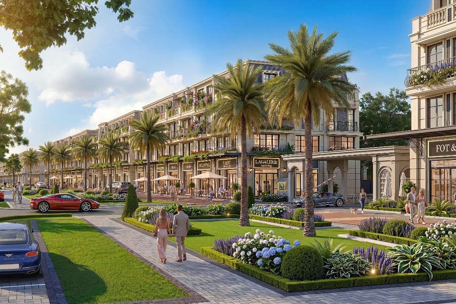 Shophouse Sol Garden: Phố mua sắm bộ hành chuẩn Nam Âu đầu tiên tại Bắc Sông Cấm