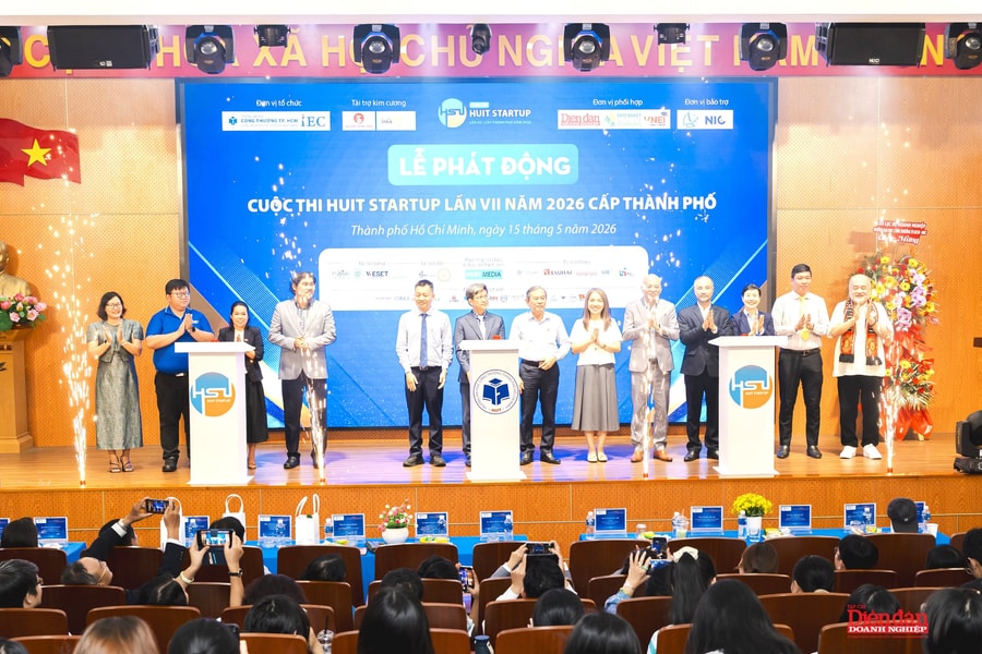 HUIT Startup 2026 mở rộng hệ sinh thái khởi nghiệp đổi mới sáng tạo cấp Thành phố