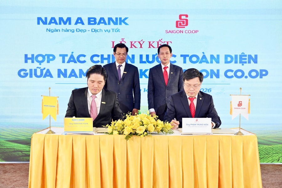 Nam A Bank hợp tác cùng Saigon Co.op phát triển mô hình hệ sinh thái tiêu dùng – tài chính tích hợp