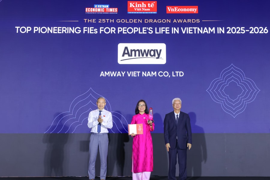 Amway Việt Nam được vinh danh Giải thưởng Rồng Vàng lần thứ 10