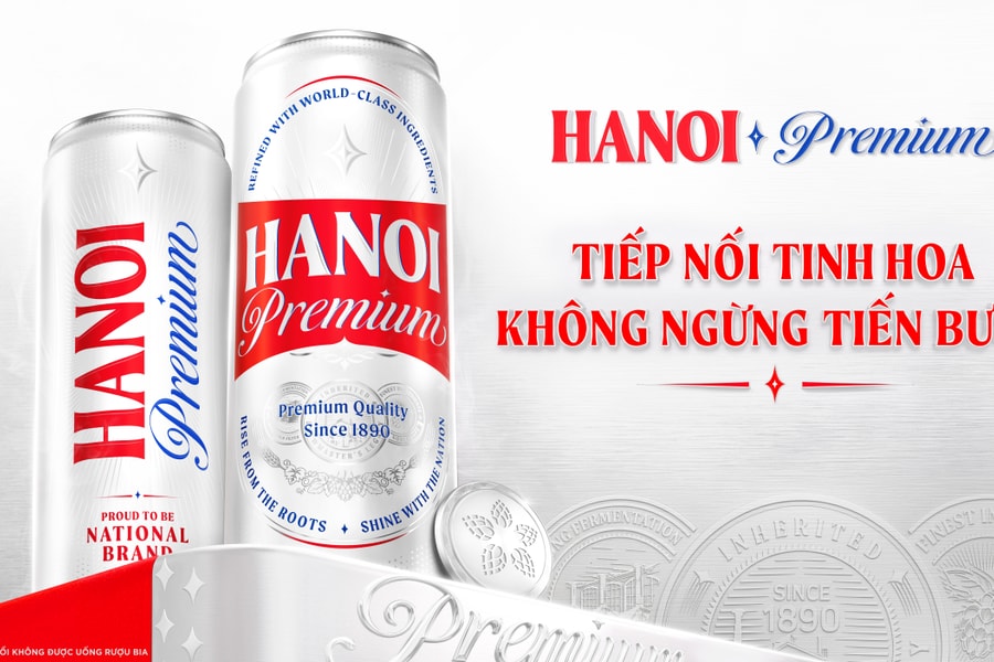 Hanoi Premium ra mắt diện mạo mới, khẳng định tinh thần “Tiếp nối tinh hoa, không ngừng tiến bước”