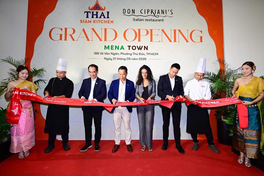 Khai trương 2 nhà hàng quốc tế tại Mena Town Thủ Đức (HCM)