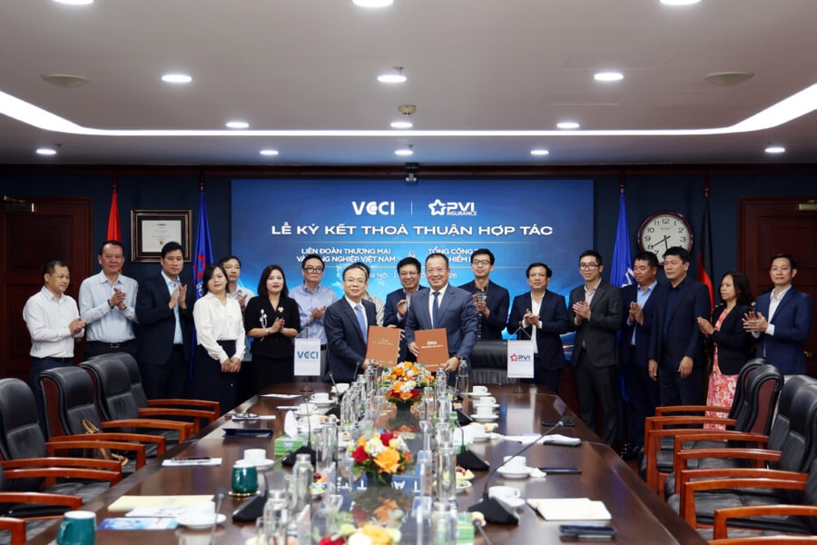 VCCI và Bảo hiểm PVI thiết lập hợp tác toàn diện