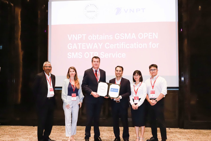 VNPT đạt chứng nhận GSMA Open Gateway cho dịch vụ bảo mật SMS OTP