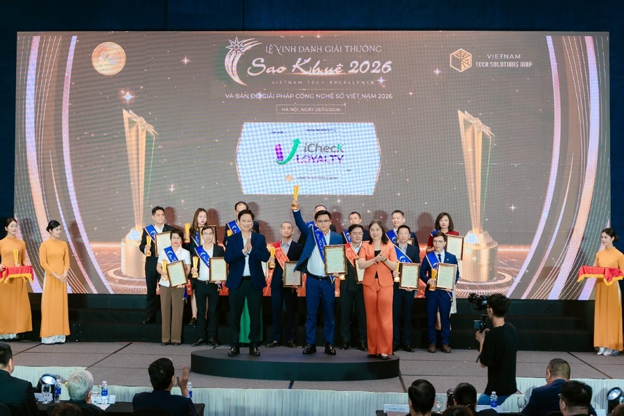 iCheck vinh danh tại Giải thưởng Sao Khuê 2026 và xếp hạng Bản đồ Giải pháp Công nghệ số Việt Nam
