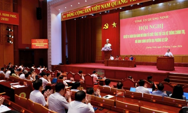 Sơ kết 1 năm vận hành mô hình tổ chức tổng thể của hệ thống chính trị, mô hình chính quyền địa phương 2 cấp
