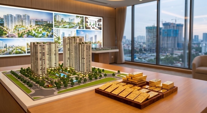 Doanh nghiệp hỗ trợ khách hàng dùng vàng để giao dịch bất động sản, NHNN nói gì?