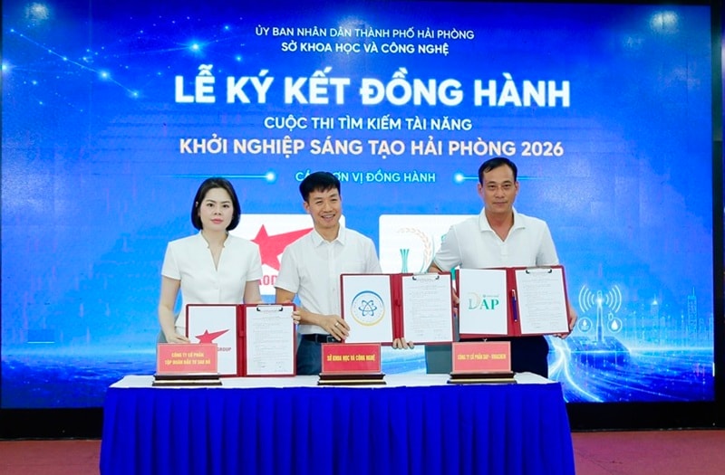 Công ty cổ phần Tập đoàn Đầu tư Sao Đỏ: Đồng hành tìm kiếm tài năng khởi nghiệp sáng tạo Hải Phòng 2026