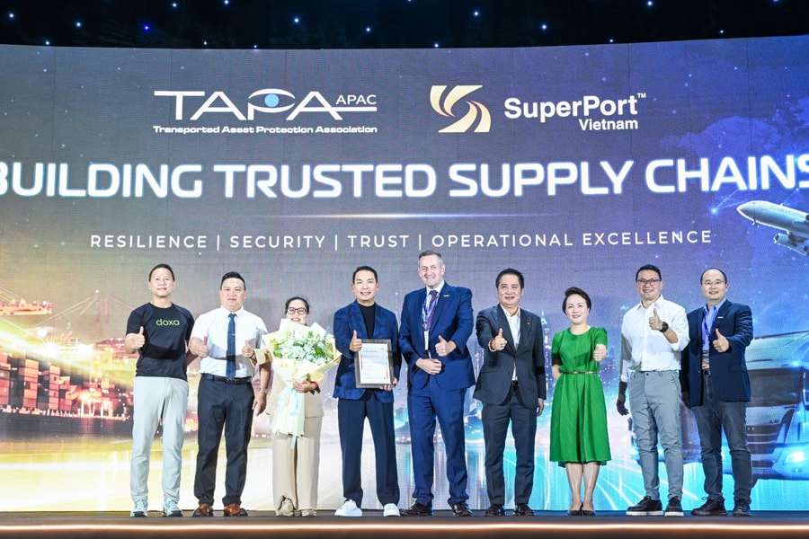 Việt Nam Superport® của Bầu Hiển đạt cấp độ an ninh cơ sở cao nhất theo tiêu chuẩn TAPA