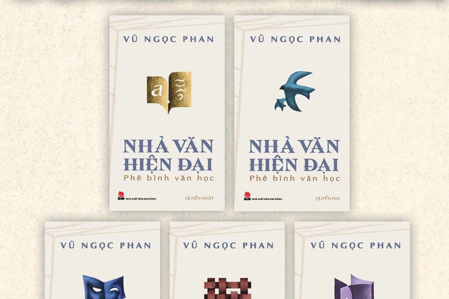 Nhà xuất bản Kim Đồng tái bản bộ sách nghiên cứu văn học kinh điển “Nhà văn hiện đại”