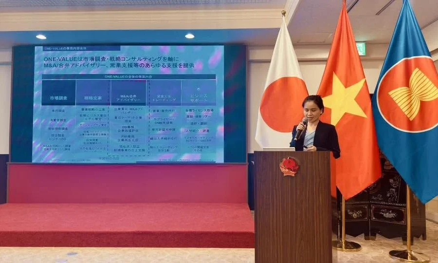 CEO ONE-VALUE Phi Hoa chia sẻ về cơ hội M&A Việt Nam – Nhật Bản tại hội thảo do Thương vụ Việt Nam tại Nhật Bản tổ chức