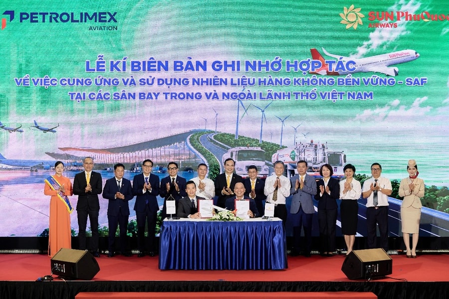Petrolimex Aviation và Sun PhuQuoc Airways nâng tầm hợp tác, hướng tới chuỗi cung ứng nhiên liệu hàng không an toàn, chất lượng và hiệu quả
