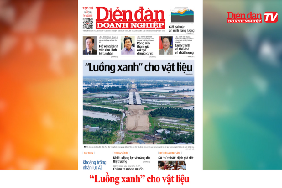 ĐIỂM BÁO NGÀY 24/6: “Luồng xanh” cho vật liệu