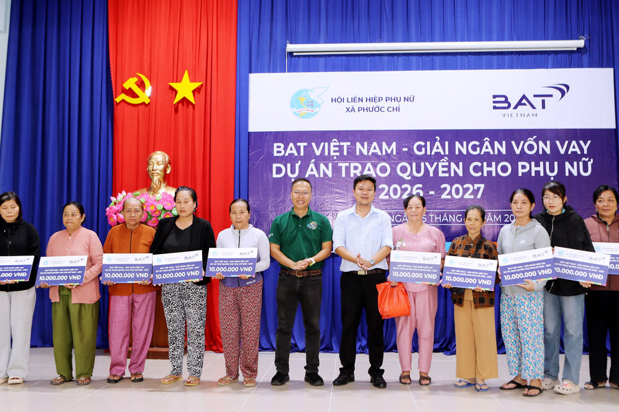 BAT Việt Nam mở rộng Chương trình “Trao quyền cho Phụ nữ” phát triển kinh tế xã Phước Chỉ (Tây Ninh)