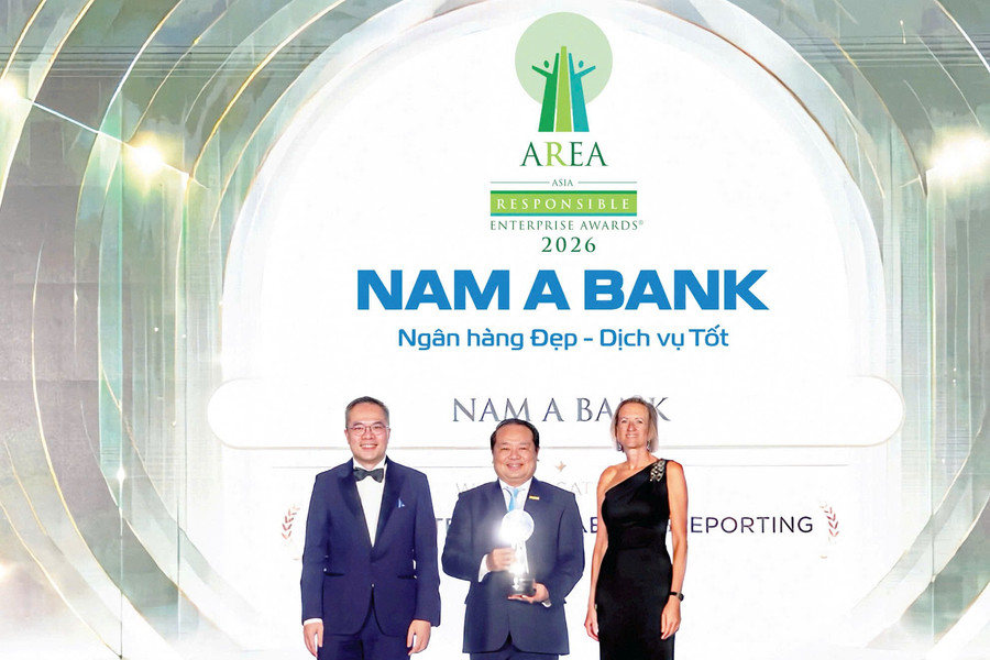 Nam A Bank nhận giải thưởng quốc tế về Báo cáo Phát triển bền vững
