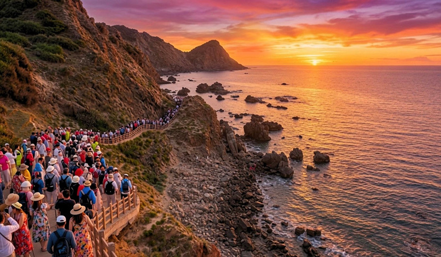 Chỉ từ 2,648 triệu đồng, bay đến Quy Nhơn ngắm đêm pháo hoa đầu tiên bên bờ Eo Gió