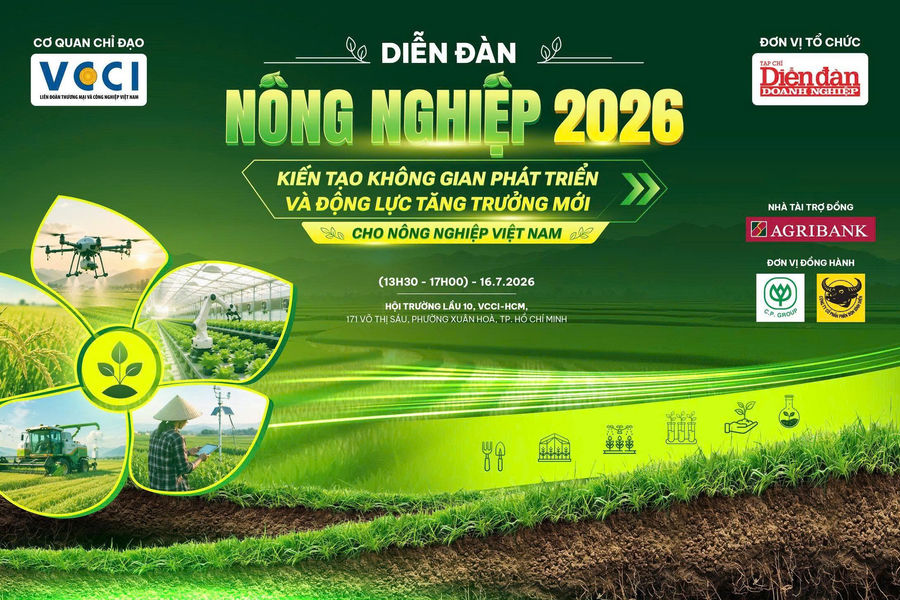 16/7: Diễn đàn "Kiến tạo không gian phát triển và động lực tăng trưởng mới cho nông nghiệp Việt Nam"
