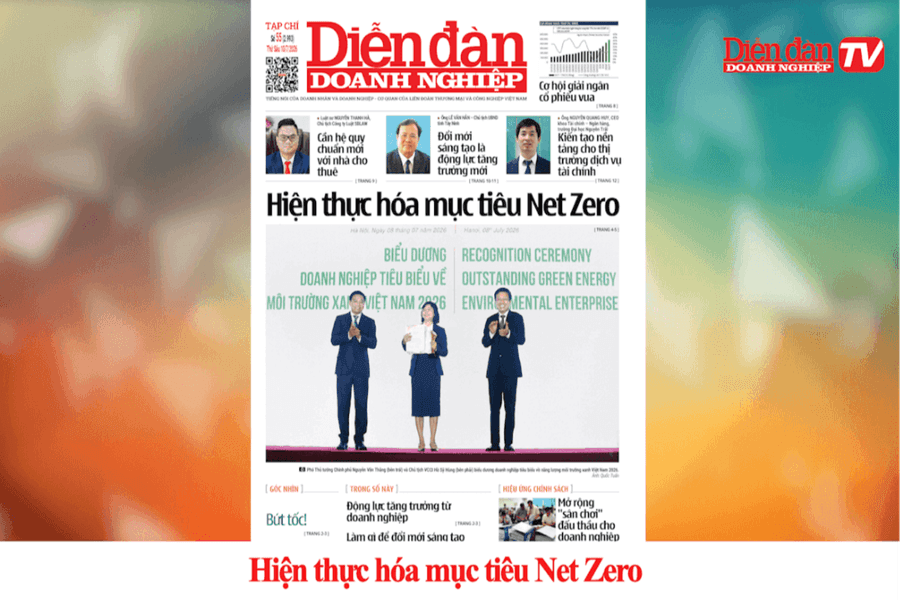 DIỄN ĐÀN DOANH NGHIỆP SỐ 55: Hiện thực hóa mục tiêu Net Zero