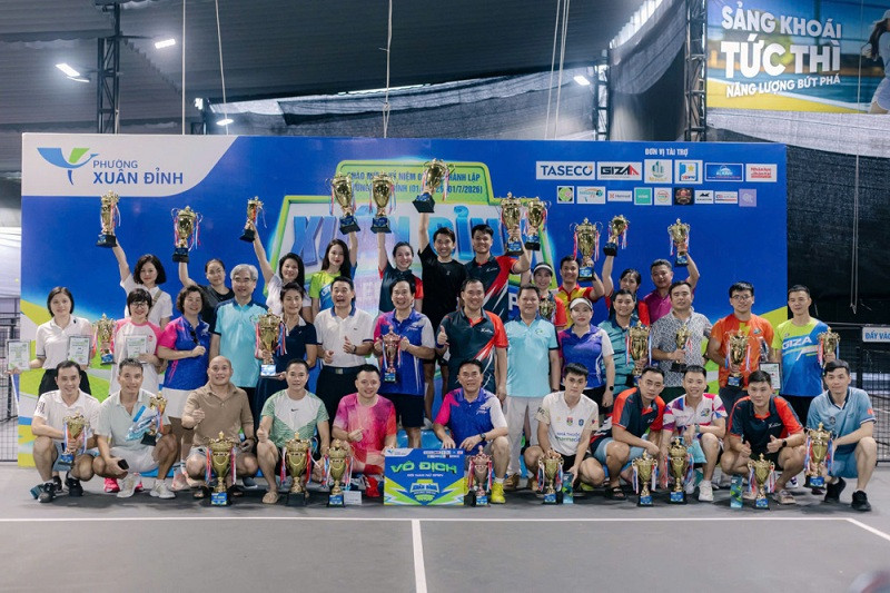 Phường Xuân Đỉnh (TP. Hà Nội): hơn 100 vận động viên tranh tài tại Giải Pickleball kỷ niệm 1 năm thành lập phường